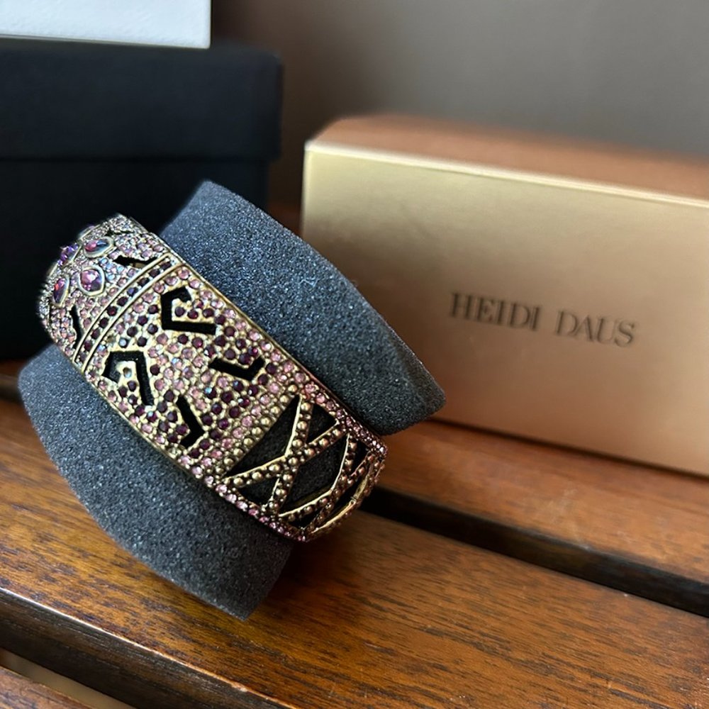 HEIDI DAUS Everlasting Elegance Watch/Bangle - Amethyst - Picture 4 of 8